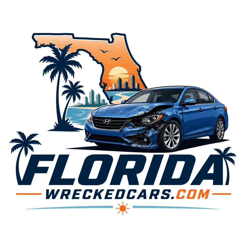 Florida Wrecked Cars Logo